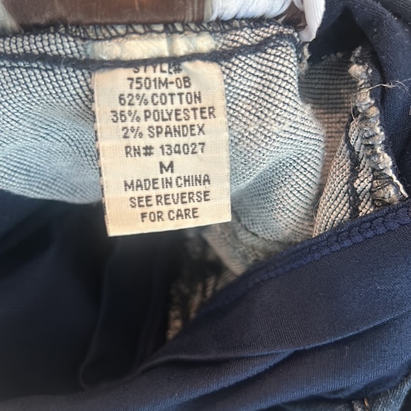 Angel Kiss Maternity Jeans M High Rise Skinny-Stretchy Comfort Panel Belly Band - Picture 8 of 17